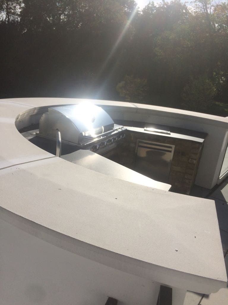 Outdoor Kitchen — Radius Coping