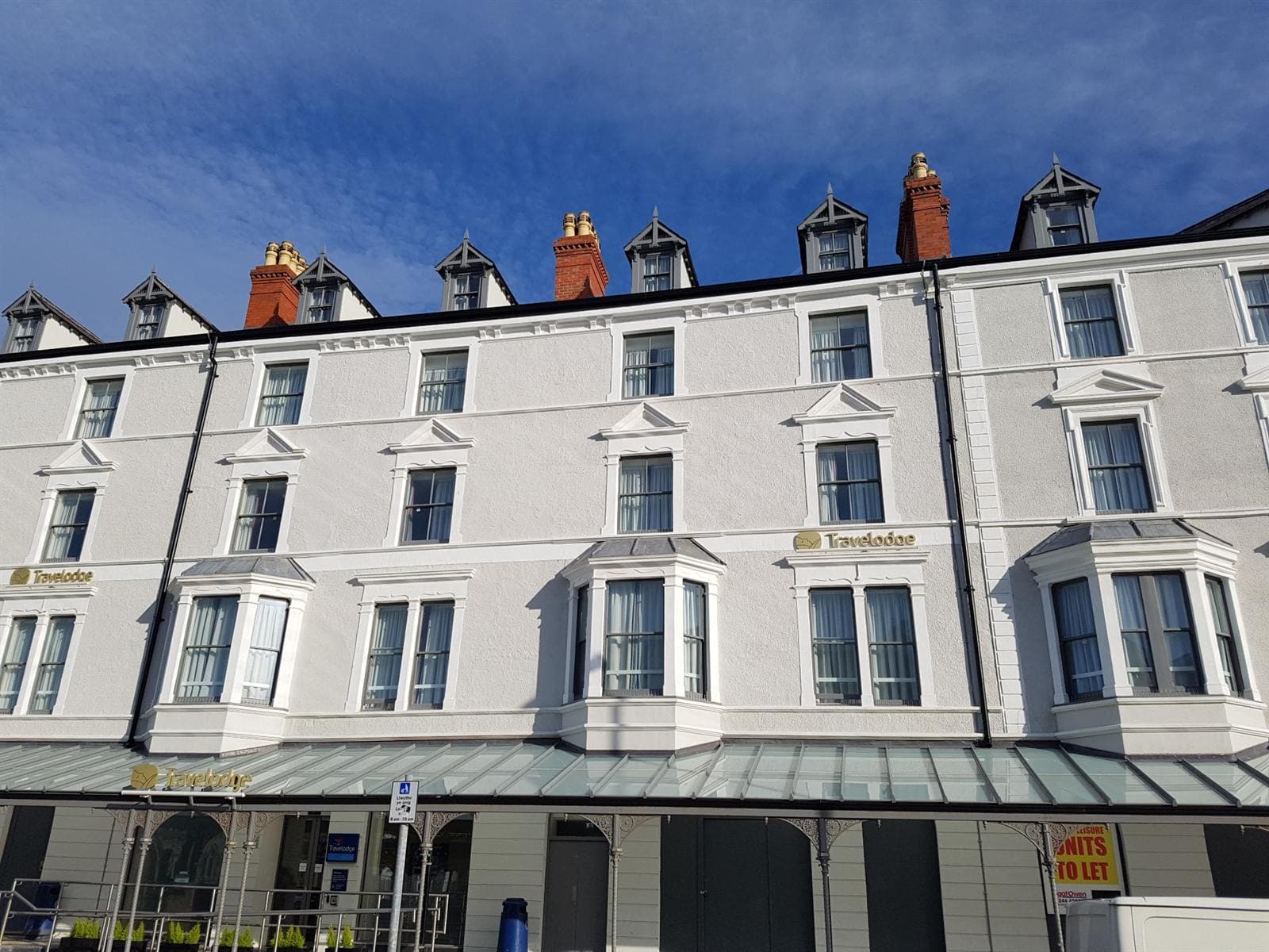 Seafront elevation after the works